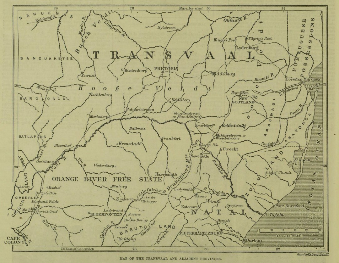 map of transvaal